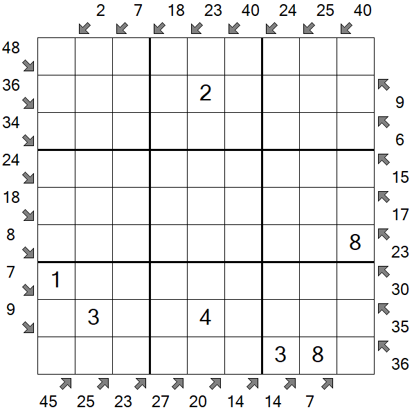Little Killer Sudoku - Medium