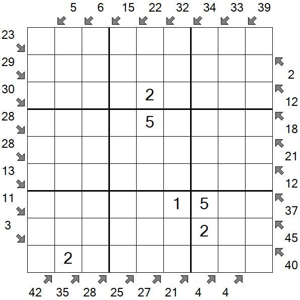 Little Killer Sudoku - Medio