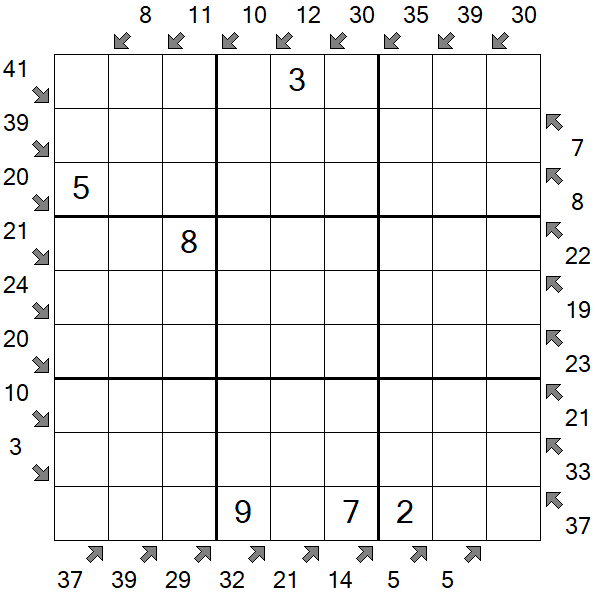 Little Killer Sudoku - Medium