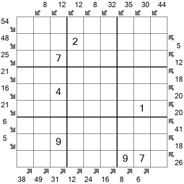 Little Killer Sudoku - Medium