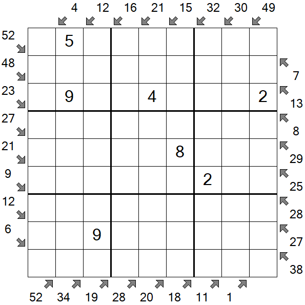 Little Killer Sudoku - Medium