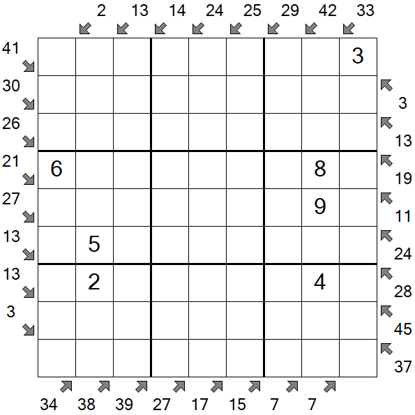 Little Killer Sudoku - Medium