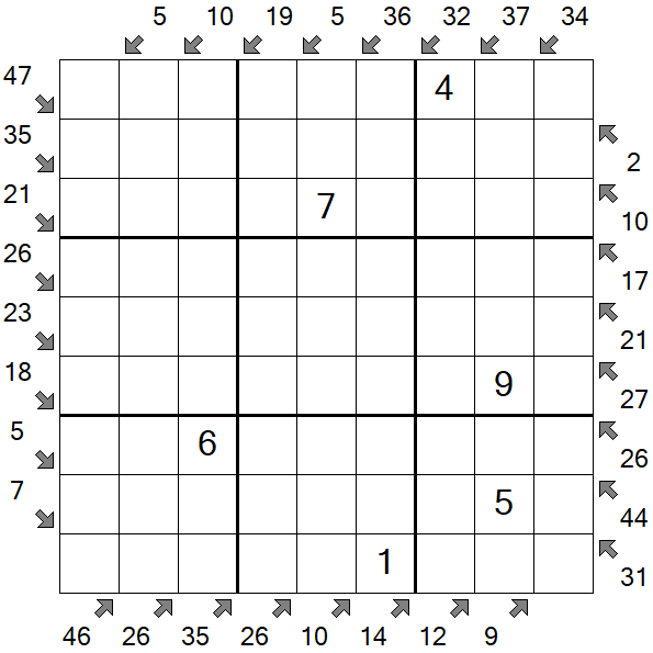 Little Killer Sudoku - Medium