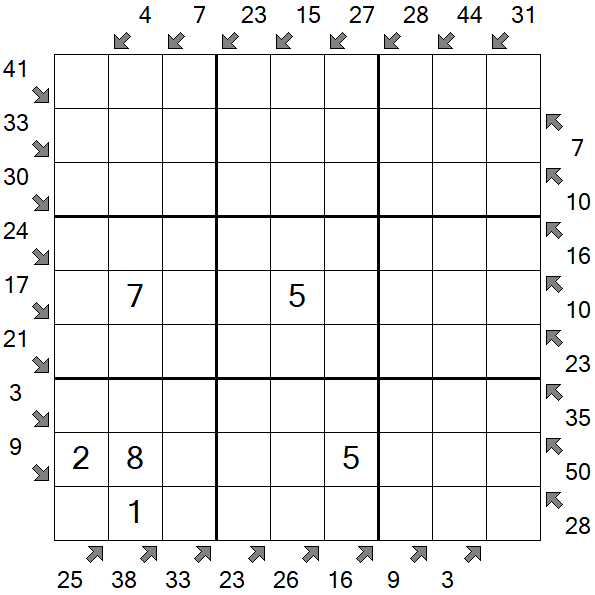 Little Killer Sudoku - Medium