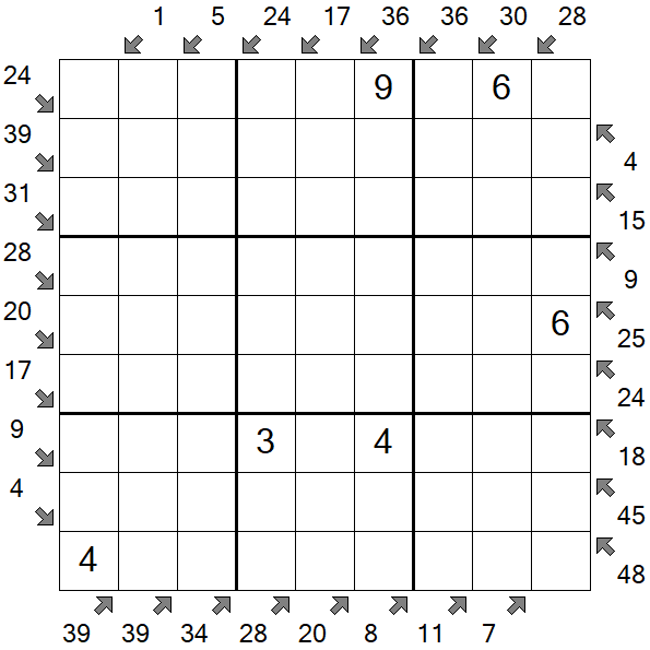 Little Killer Sudoku - Medium