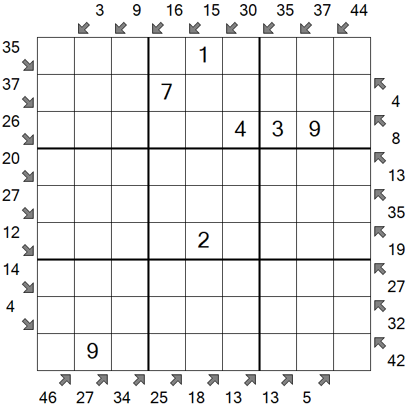 Little Killer Sudoku - Medium