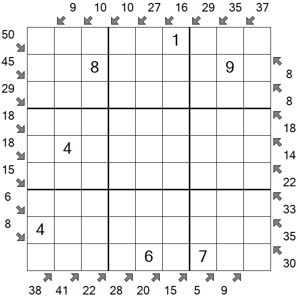 Little Killer Sudoku - Medium