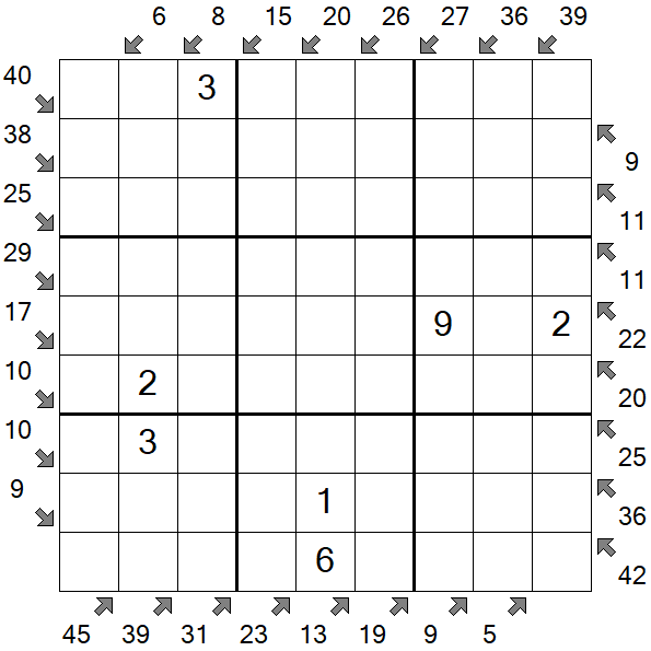 Little Killer Sudoku - Medium