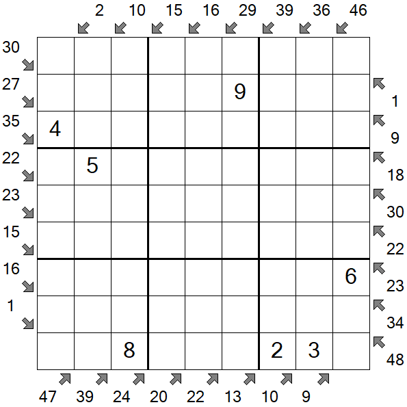 Little Killer Sudoku - Medium