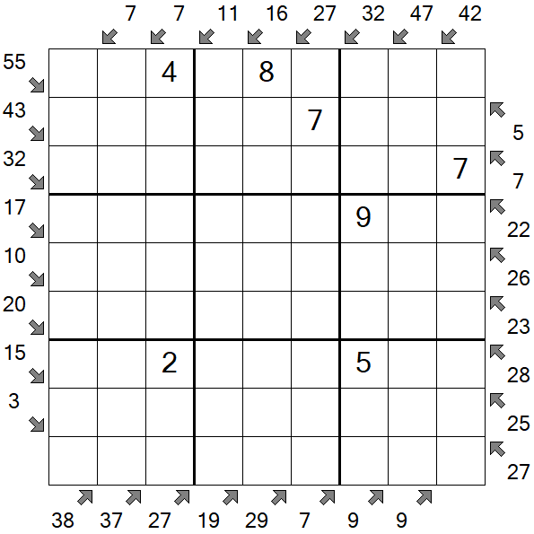 Little Killer Sudoku - Medium