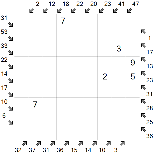 Little Killer Sudoku - Medium