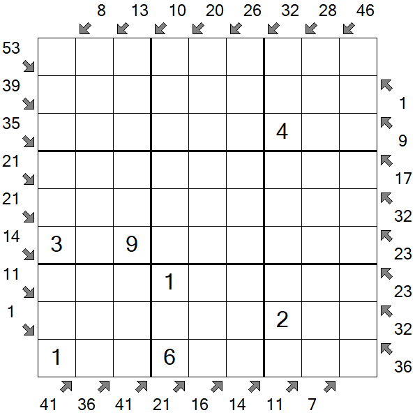Little Killer Sudoku - Medium
