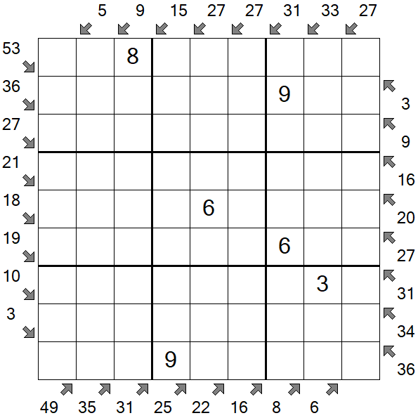 Little Killer Sudoku - Medium
