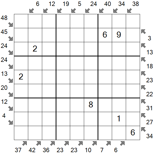 Little Killer Sudoku - Medium