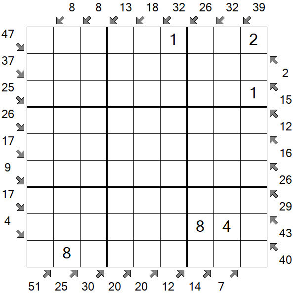 Little Killer Sudoku - Medium