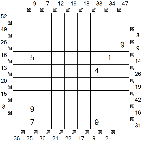 Little Killer Sudoku - Medium