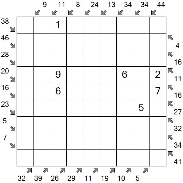 Little Killer Sudoku - Medium
