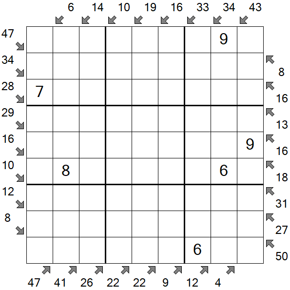 Little Killer Sudoku - Medium