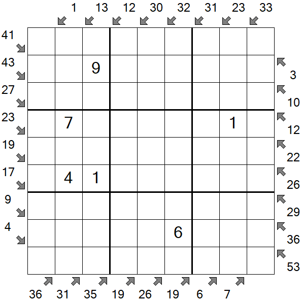 Little Killer Sudoku - Medium