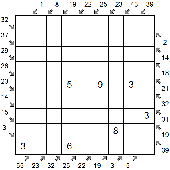 Little Killer Sudoku - Medium