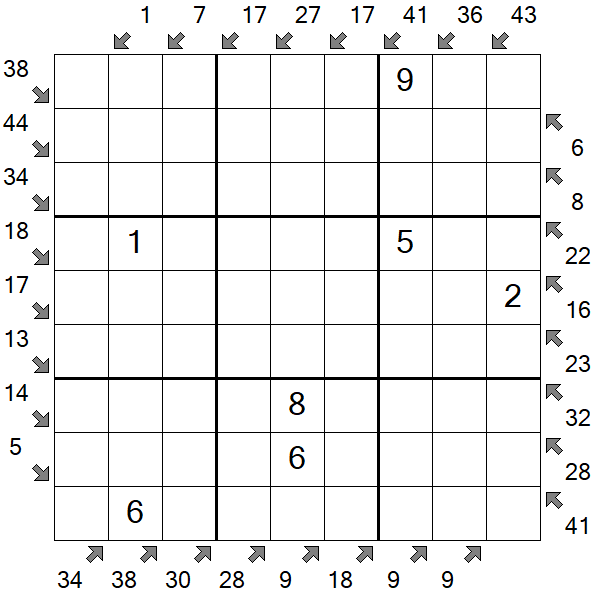 Little Killer Sudoku - Medium