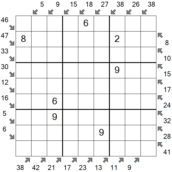 Little Killer Sudoku - Medium