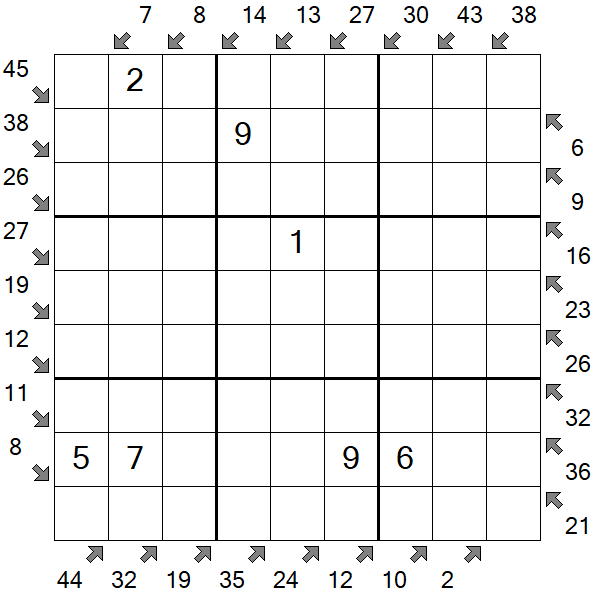 Little Killer Sudoku - Médio