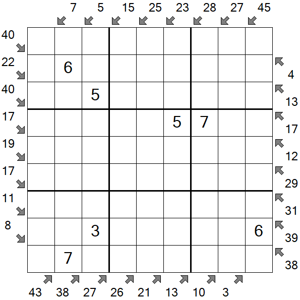 Little Killer Sudoku - Médio