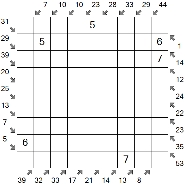 Little Killer Sudoku - Médio