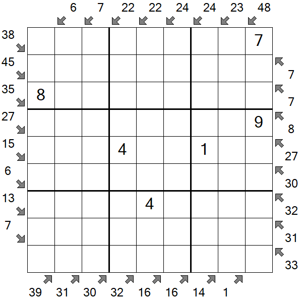 Little Killer Sudoku - Médio