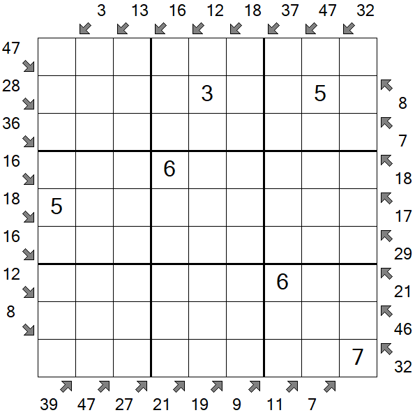 Little Killer Sudoku - Médio