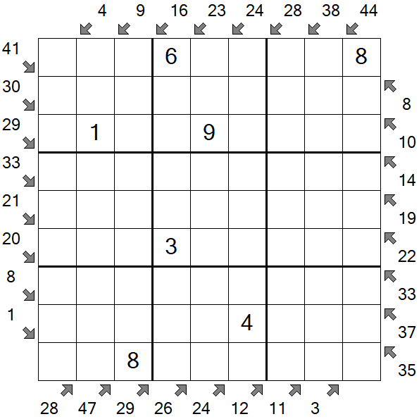 Little Killer Sudoku - Médio