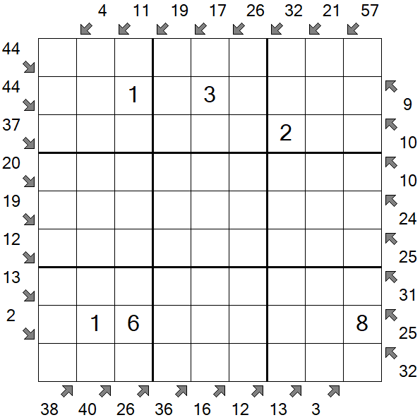 Little Killer Sudoku - Médio