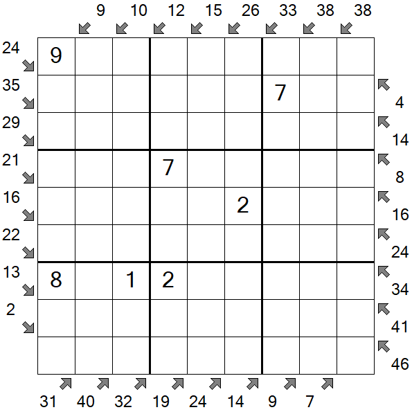 Little Killer Sudoku - Medium