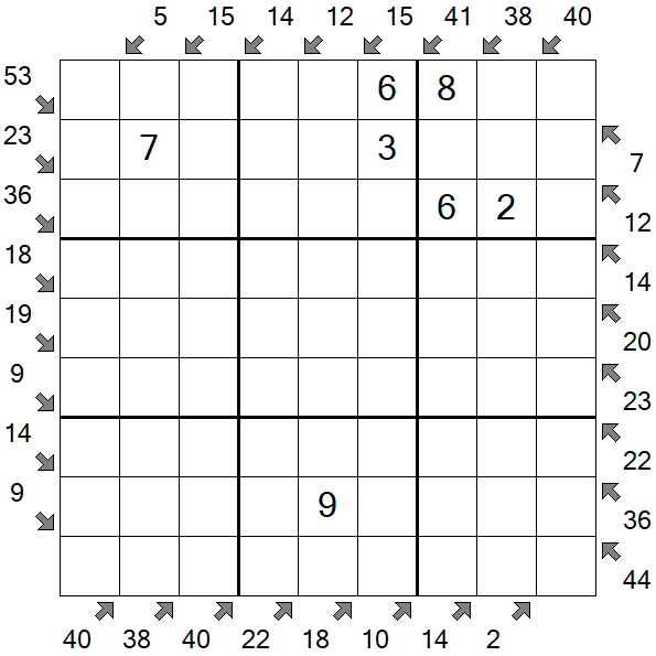 Little Killer Sudoku - Medium