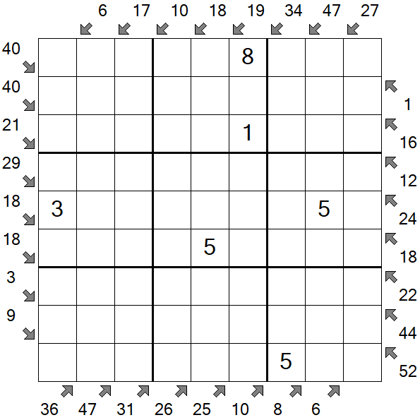 Little Killer Sudoku - Medio
