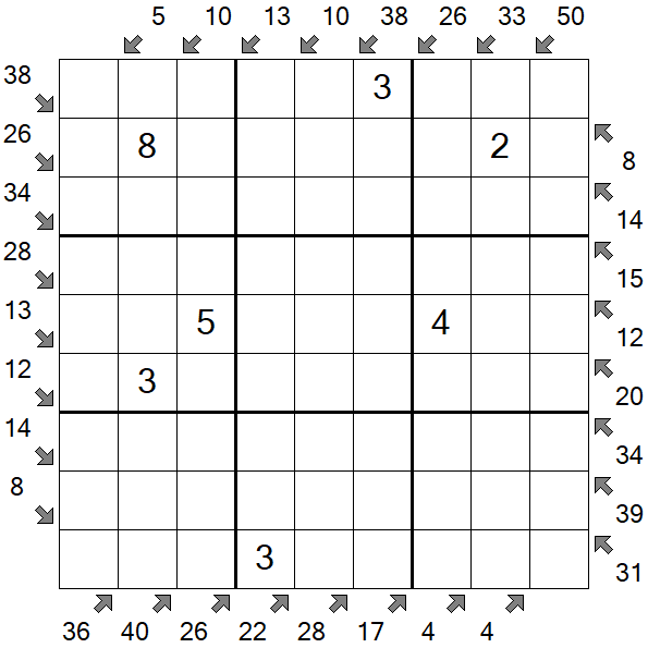 Little Killer Sudoku - Medio