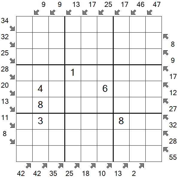 Little Killer Sudoku - Medio