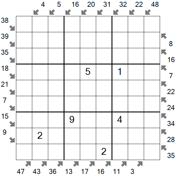 Little Killer Sudoku - Medium