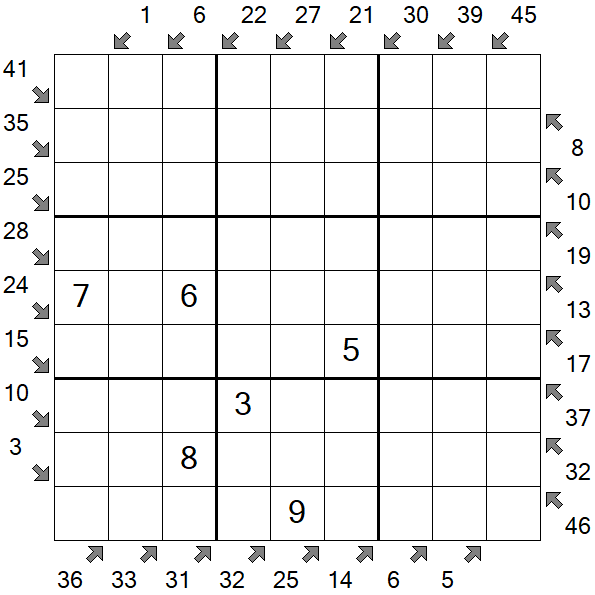Little Killer Sudoku - Medium
