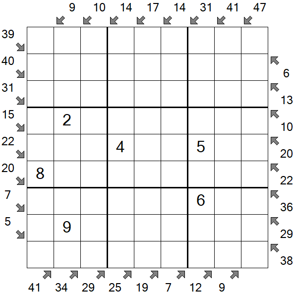 Little Killer Sudoku - Medio