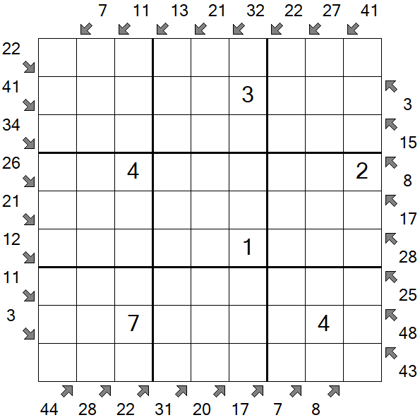 Little Killer Sudoku - Medio