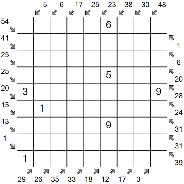 Little Killer Sudoku - Medium