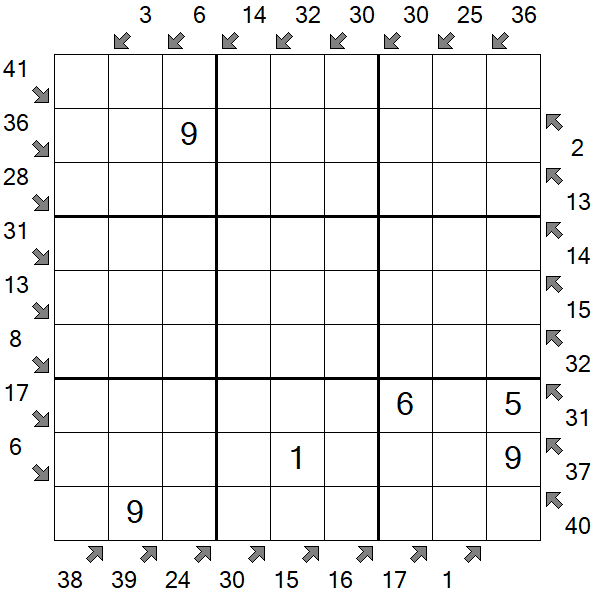 Little Killer Sudoku - Medium
