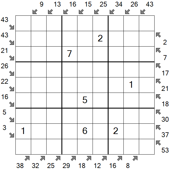 Little Killer Sudoku - Medium