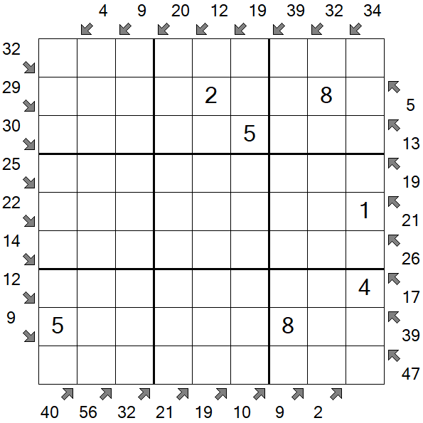 Little Killer Sudoku - Mittel