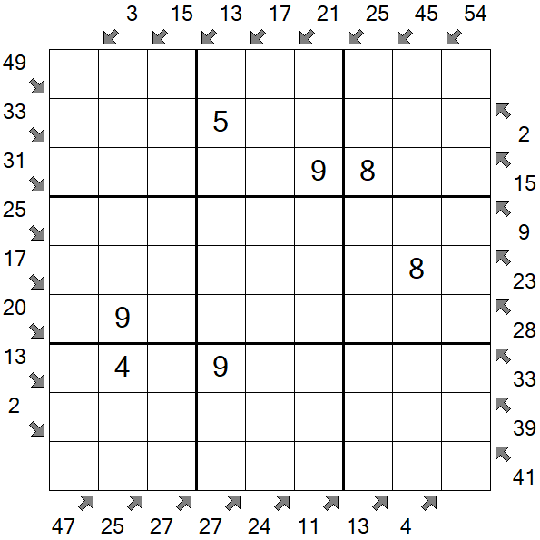 Little Killer Sudoku - Mittel