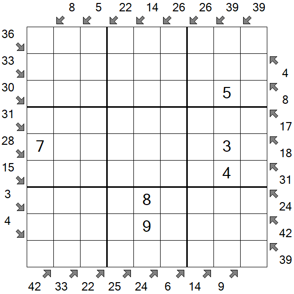 Little Killer Sudoku - Mittel