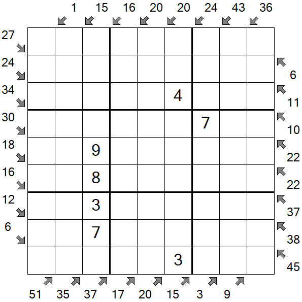 Little Killer Sudoku - Mittel