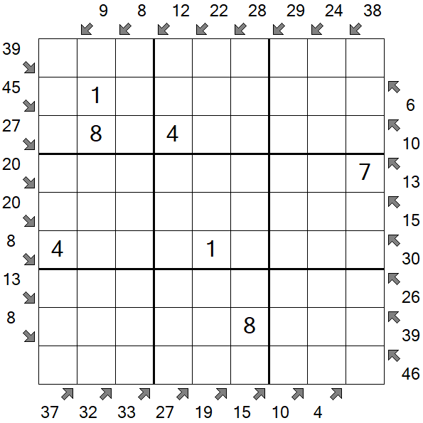 Little Killer Sudoku - Medium